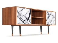 Mueble de TV - 170х69х48 cm - T2 - Raven Marble, Nogueira^ Móvel De Tv