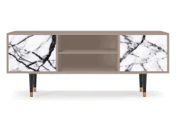 Móvel De Tv* Mueble de TV - 170х69х48 cm - T2 - Raven Marble, Latte Bege