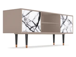 Móvel De Tv* Mueble de TV - 170х69х48 cm - T2 - Raven Marble, Latte Bege