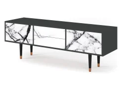 Mueble de TV - 170х59х48 cm - T4 - Raven Marble, Antracite^ Móvel De Tv
