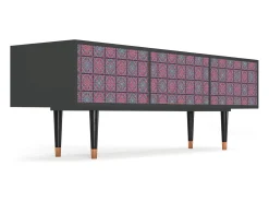 Móvel De Tv| Mueble de TV - 170х59х48 cm - T4 - Riviera Mosaic, Antracite Cinza antracite