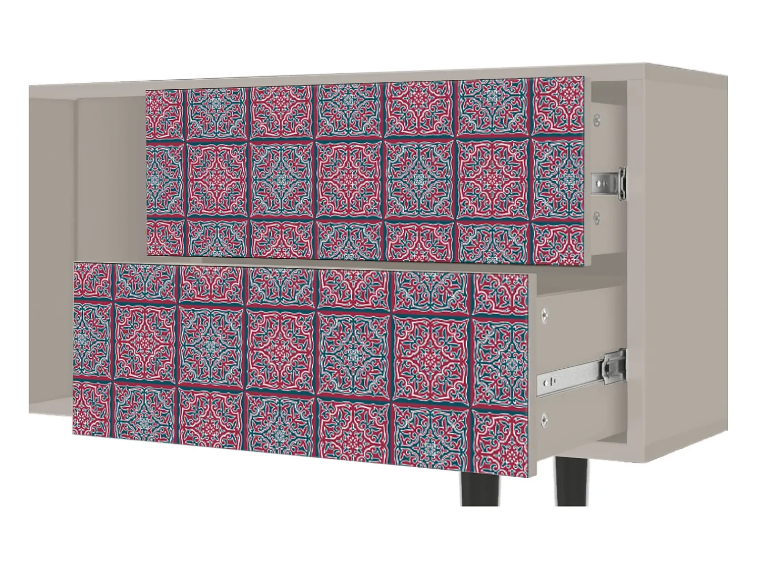 Mueble de TV - 170х69х48 cm - T1 - Riviera Mosaic, Areia^ Móvel De Tv