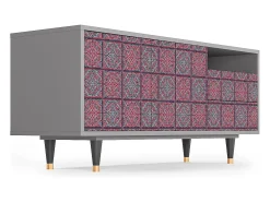Sale Mueble de TV - 125х56х41 cm - T7 - Riviera Mosaic, Cinza Cinzento