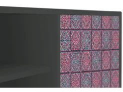 Móvel De Tv* Mueble de TV - 170х69х48 cm - T2 - Riviera Mosaic, Antracite Cinza antracite