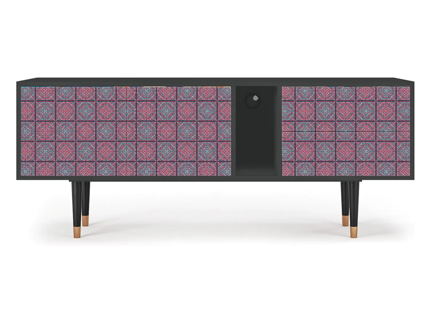 Sale Mueble de TV - 170х69х48 cm - T1 - Riviera Mosaic, Antracite Cinza antracite