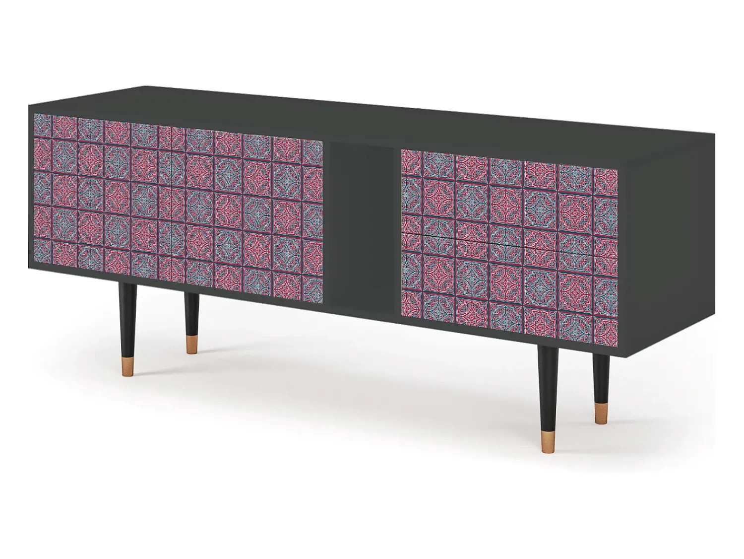 Sale Mueble de TV - 170х69х48 cm - T1 - Riviera Mosaic, Antracite Cinza antracite