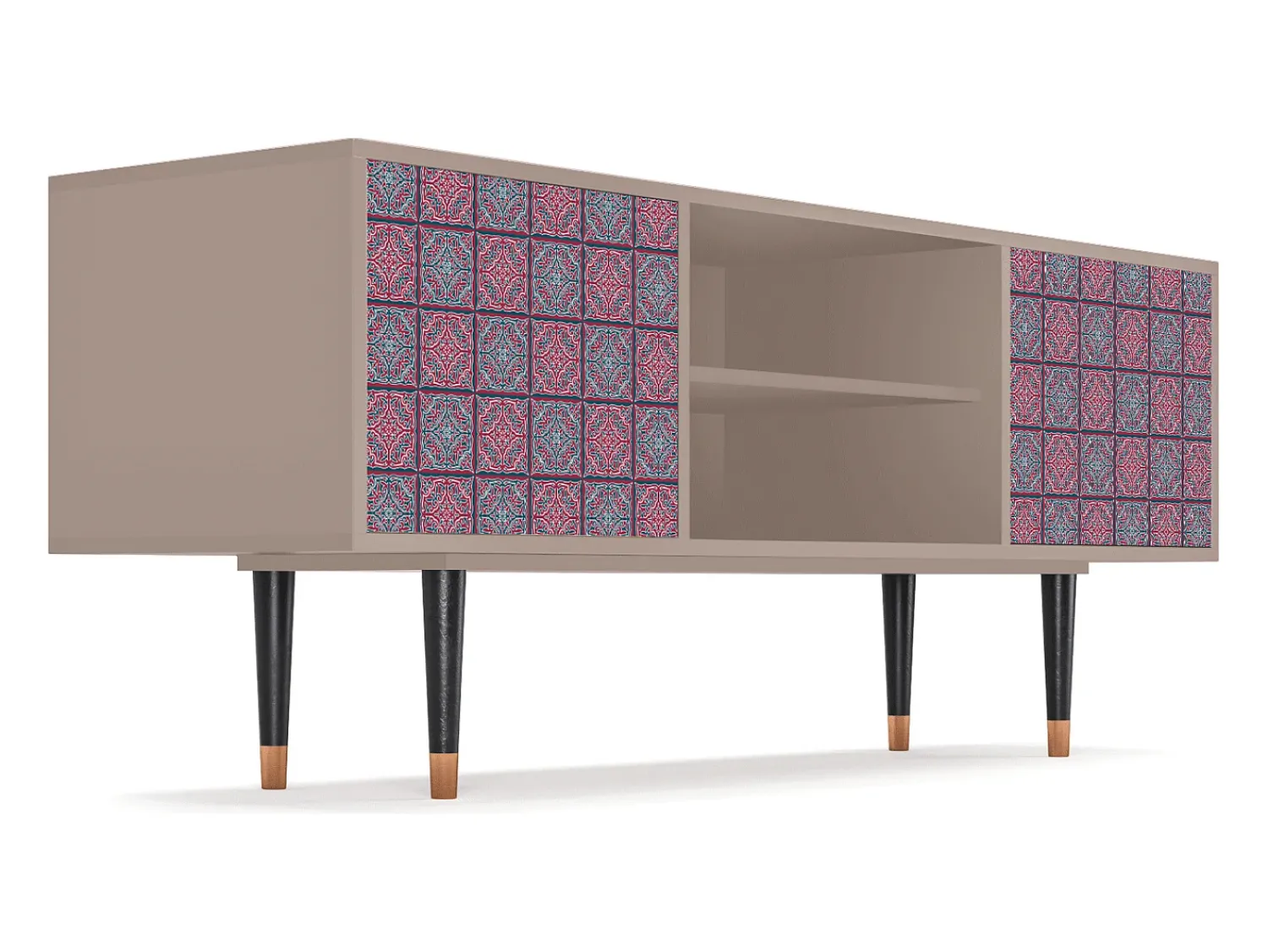 Mueble de TV - 170х69х48 cm - T2 - Riviera Mosaic, Latte^ Móvel De Tv