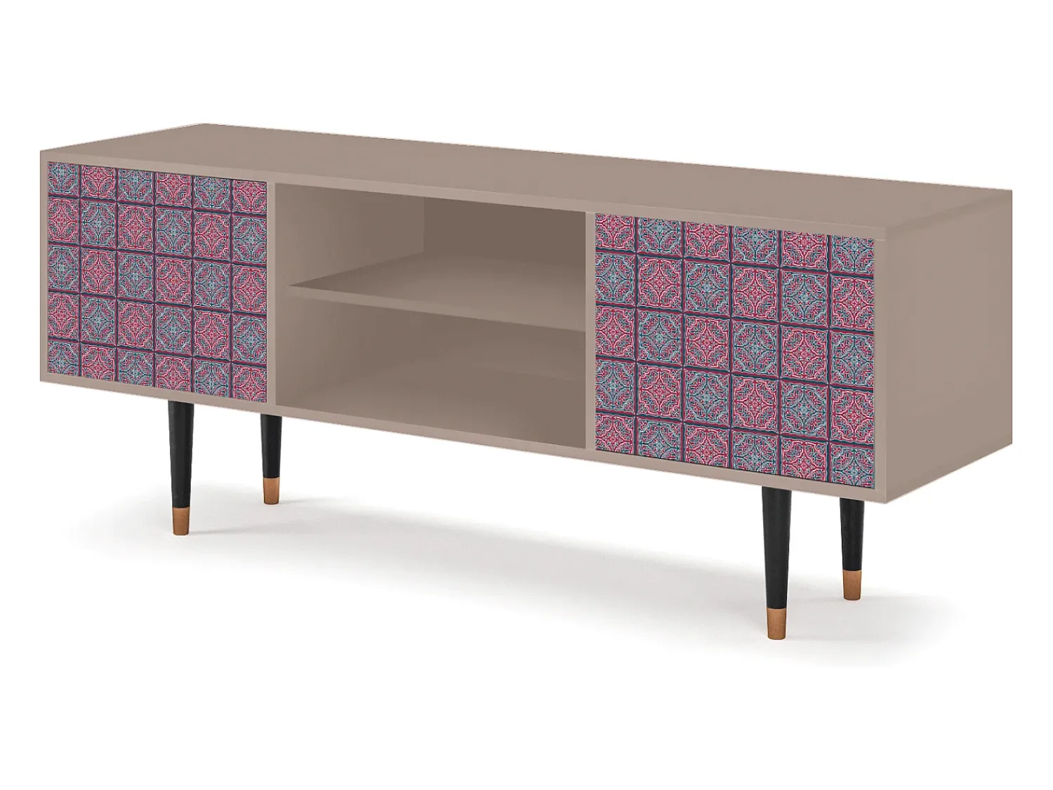 Mueble de TV - 170х69х48 cm - T2 - Riviera Mosaic, Latte^ Móvel De Tv