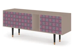 Móvel De Tv* Mueble de TV - 170х69х48 cm - T1 - Riviera Mosaic, Latte Bege