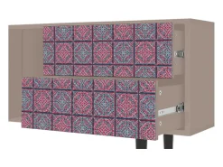 Móvel De Tv* Mueble de TV - 170х69х48 cm - T1 - Riviera Mosaic, Latte Bege