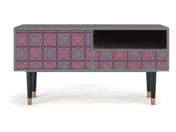 Móvel De Tv* Mueble de TV - 115х59х48 cm - T3 - Riviera Mosaic, Areia Bege