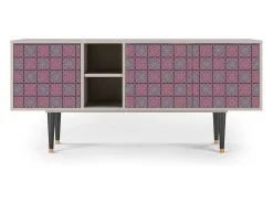 Móvel De Tv* Mueble de TV - 150х69х41 cm - T5 - Riviera Mosaic, Areia Bege