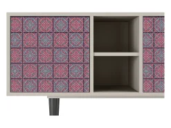 Móvel De Tv* Mueble de TV - 150х69х41 cm - T5 - Riviera Mosaic, Areia Bege