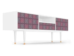 Online Mueble de TV - 170х59х41 cm - T6 - Riviera Mosaic, Branco Bege