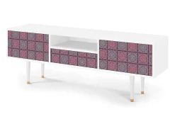 Online Mueble de TV - 170х59х41 cm - T6 - Riviera Mosaic, Branco Bege