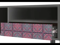 Mueble de TV - 115х59х48 cm - T3 - Riviera Mosaic, Antracite^ Móvel De Tv