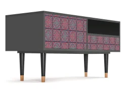 Mueble de TV - 115х59х48 cm - T3 - Riviera Mosaic, Antracite^ Móvel De Tv