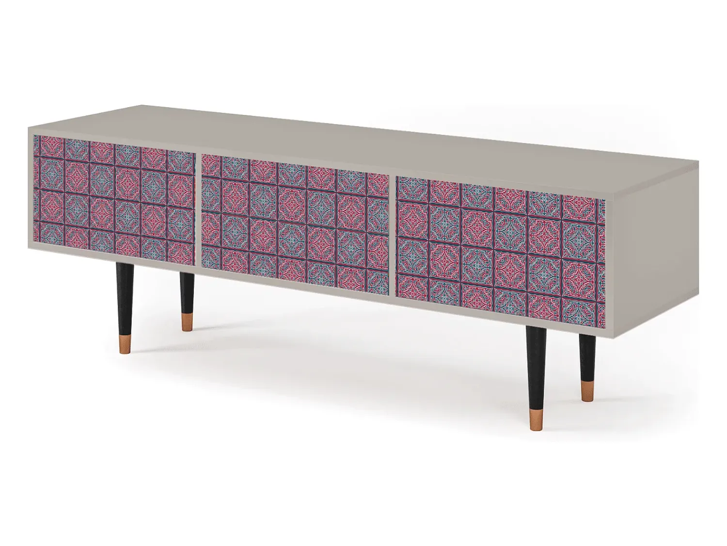 Móvel De Tv| Mueble de TV - 170х59х48 cm - T4 - Riviera Mosaic, Areia Bege