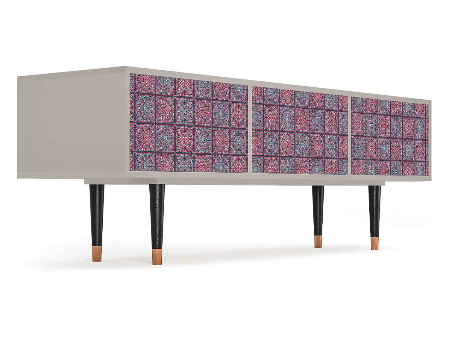Móvel De Tv| Mueble de TV - 170х59х48 cm - T4 - Riviera Mosaic, Areia Bege