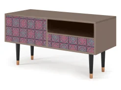 Best Mueble de TV - 115х59х48 cm - T3 - Riviera Mosaic, Latte Bege