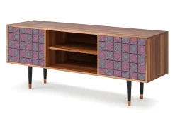 Mueble de TV - 170х69х48 cm - T2 - Riviera Mosaic, Nogueira^ Móvel De Tv