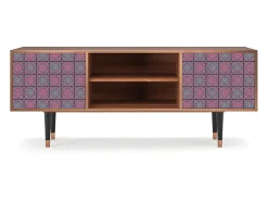 Mueble de TV - 170х69х48 cm - T2 - Riviera Mosaic, Nogueira^ Móvel De Tv