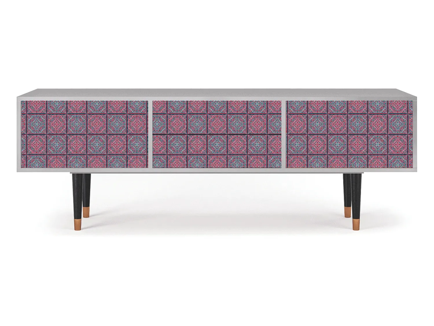 Mueble de TV - 170х59х48 cm - T4 - Riviera Mosaic, Cinza^ Móvel De Tv