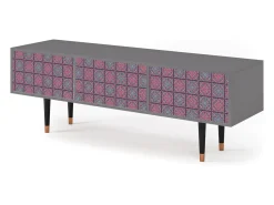 Mueble de TV - 170х59х48 cm - T4 - Riviera Mosaic, Cinza^ Móvel De Tv