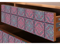 Móvel De Tv| Mueble de TV - 170х59х48 cm - T4 - Riviera Mosaic, Nogueira Castanho