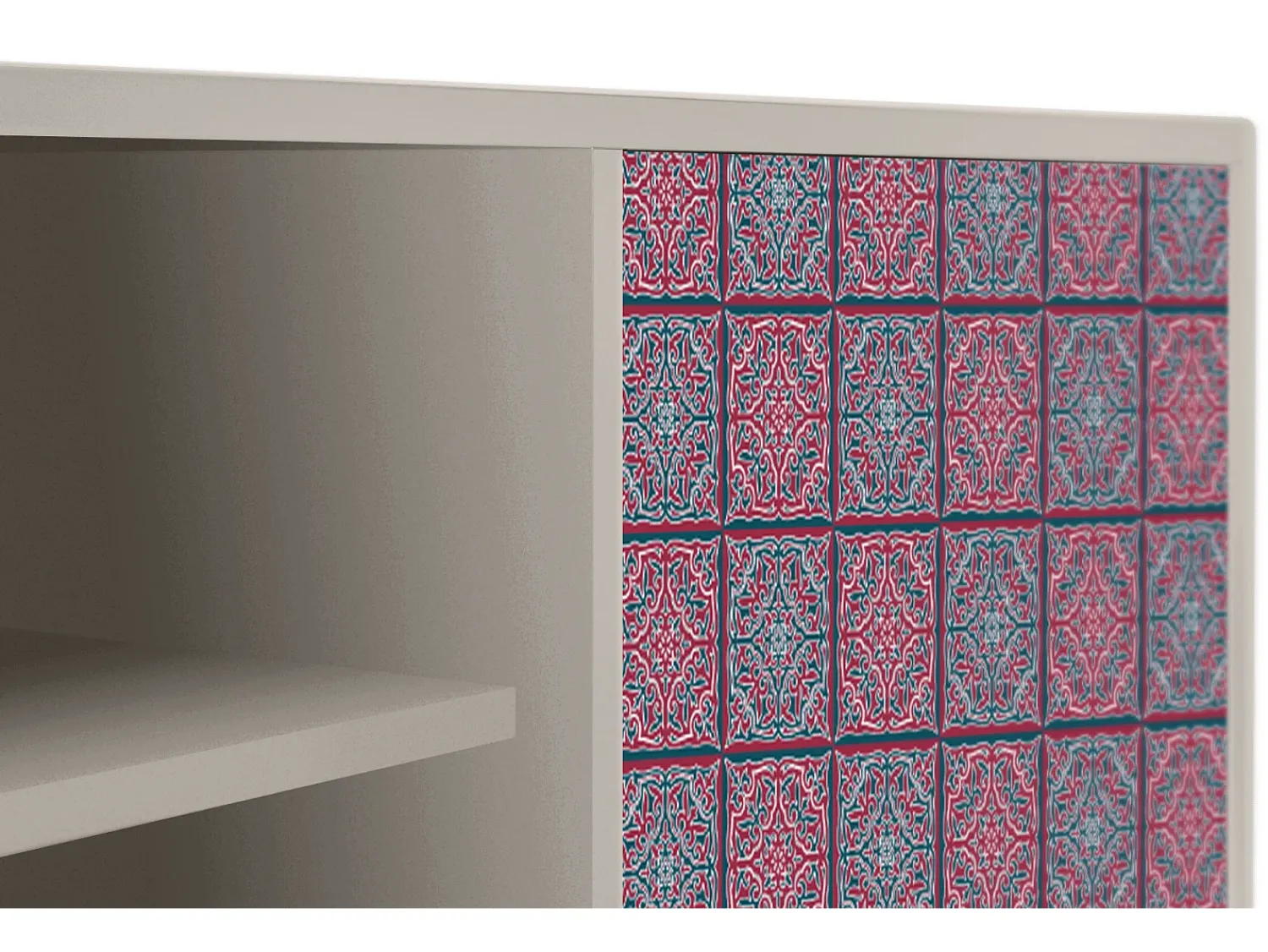 Mueble de TV - 170х69х48 cm - T2 - Riviera Mosaic, Areia^ Móvel De Tv