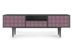 Mueble de TV - 170х59х41 cm - T6 - Riviera Mosaic, Antracite^ Móvel De Tv