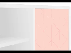 Móvel De Tv* Mueble de TV - 170х69х48 cm - T2 - Rose Quartz, Branco Bege