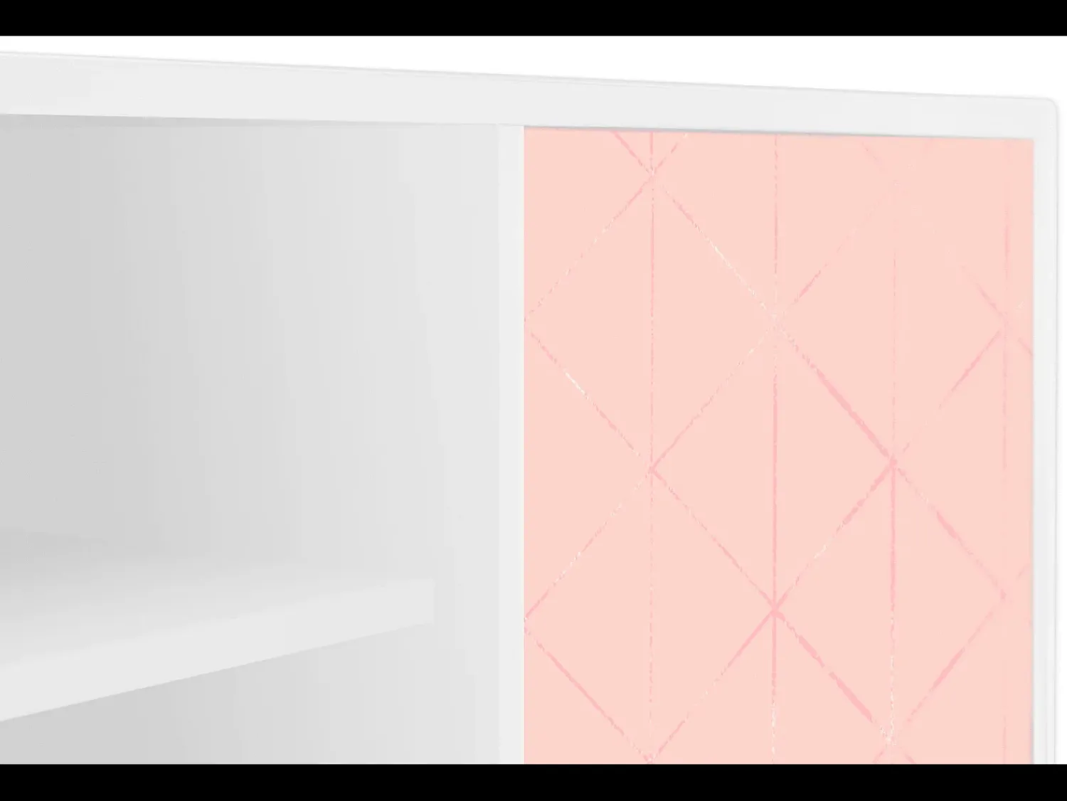 Móvel De Tv* Mueble de TV - 170х69х48 cm - T2 - Rose Quartz, Branco Bege