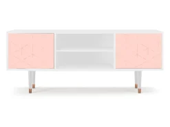 Móvel De Tv* Mueble de TV - 170х69х48 cm - T2 - Rose Quartz, Branco Bege