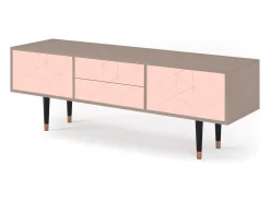 Mueble de TV - 170х59х48 cm - T4 - Rose Quartz, Latte^ Móvel De Tv