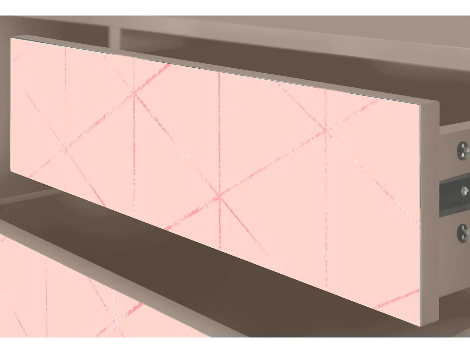 Mueble de TV - 170х59х48 cm - T4 - Rose Quartz, Latte^ Móvel De Tv