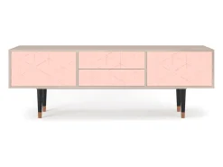 Mueble de TV - 170х59х48 cm - T4 - Rose Quartz, Latte^ Móvel De Tv