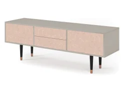 Sale Mueble de TV - 170х59х48 cm - T4 - Rose Honeycomb, Areia Bege