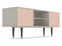Mueble de TV - 170х69х48 cm - T2 - Rose Honeycomb, Areia^ Móvel De Tv