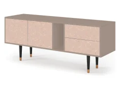 Mueble de TV - 170х69х48 cm - T1 - Rose Honeycomb, Latte^ Móvel De Tv