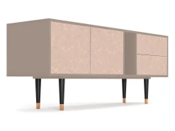 Mueble de TV - 170х69х48 cm - T1 - Rose Honeycomb, Latte^ Móvel De Tv