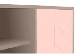 Mueble de TV - 170х69х48 cm - T2 - Rose Quartz, Latte^ Móvel De Tv