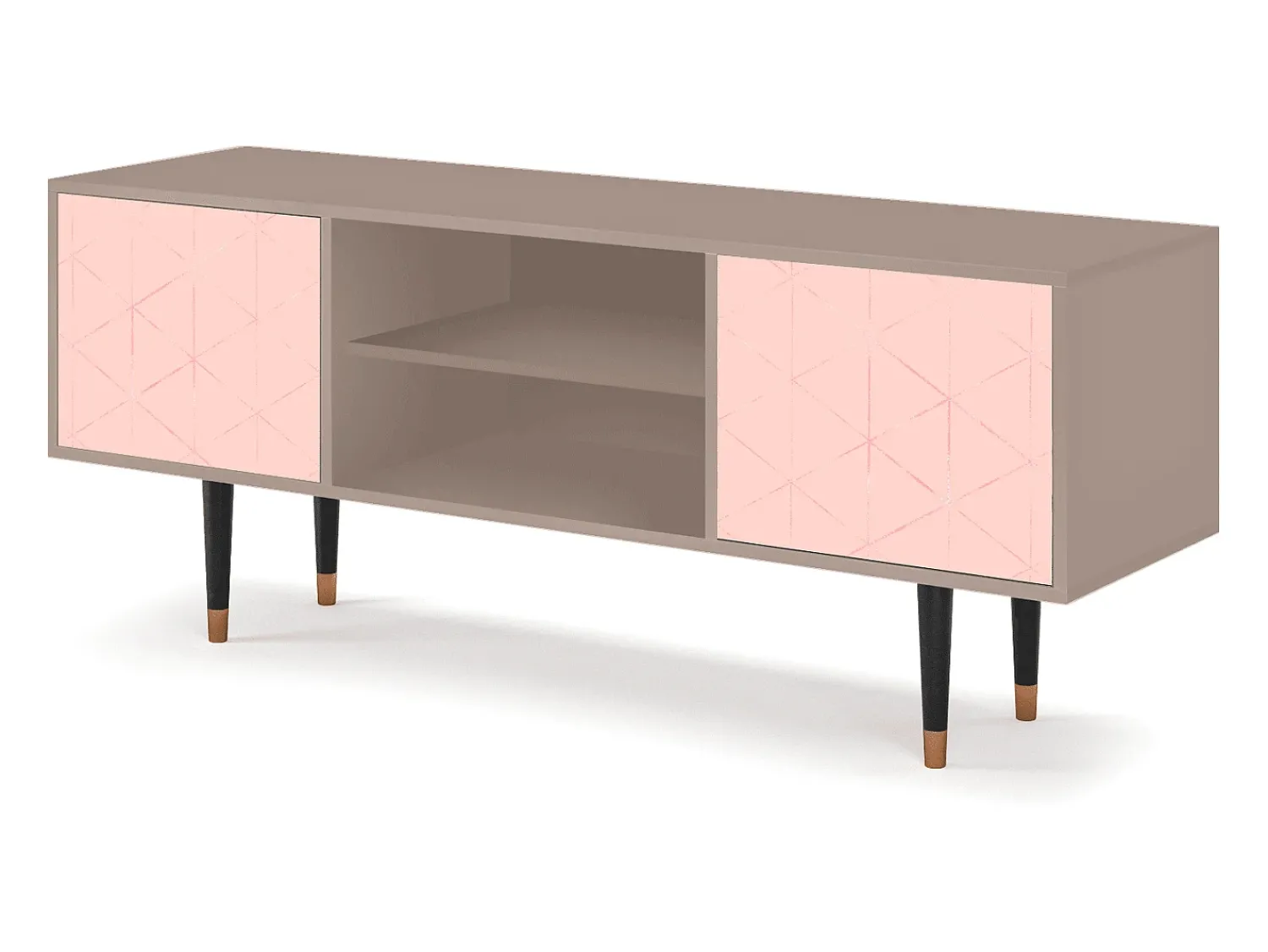 Mueble de TV - 170х69х48 cm - T2 - Rose Quartz, Latte^ Móvel De Tv