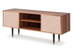 Mueble de TV - 170х69х48 cm - T2 - Rose Honeycomb, Nogueira^ Móvel De Tv