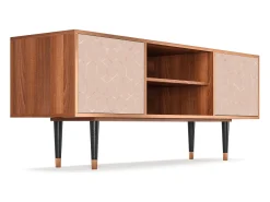 Mueble de TV - 170х69х48 cm - T2 - Rose Honeycomb, Nogueira^ Móvel De Tv