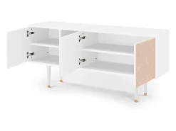 Sale Mueble de TV - 150х69х41 cm - T5 - Rose Honeycomb, Branco Bege
