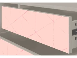 Mueble de TV - 170х59х48 cm - T4 - Rose Quartz, Areia^ Móvel De Tv
