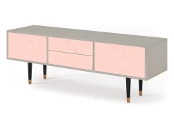 Mueble de TV - 170х59х48 cm - T4 - Rose Quartz, Areia^ Móvel De Tv