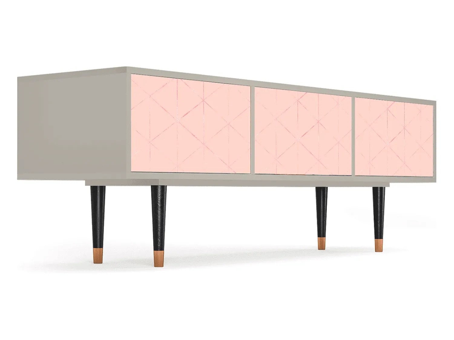 Mueble de TV - 170х59х48 cm - T4 - Rose Quartz, Areia^ Móvel De Tv