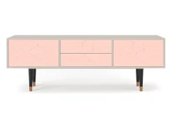 Mueble de TV - 170х59х48 cm - T4 - Rose Quartz, Areia^ Móvel De Tv